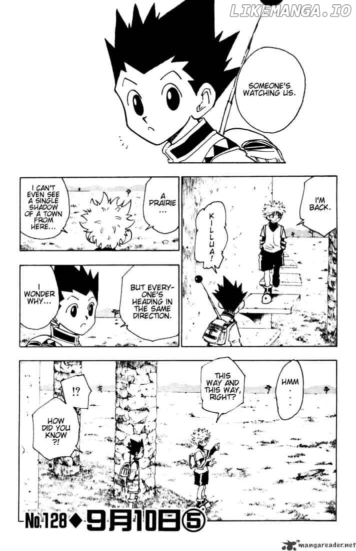 Hunter x Hunter, Chapter 128 image 01